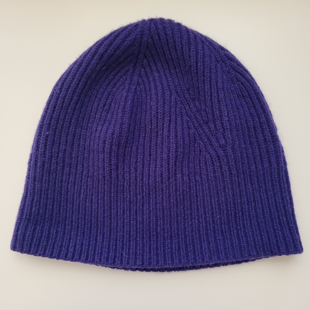Purple Cashmere Hat